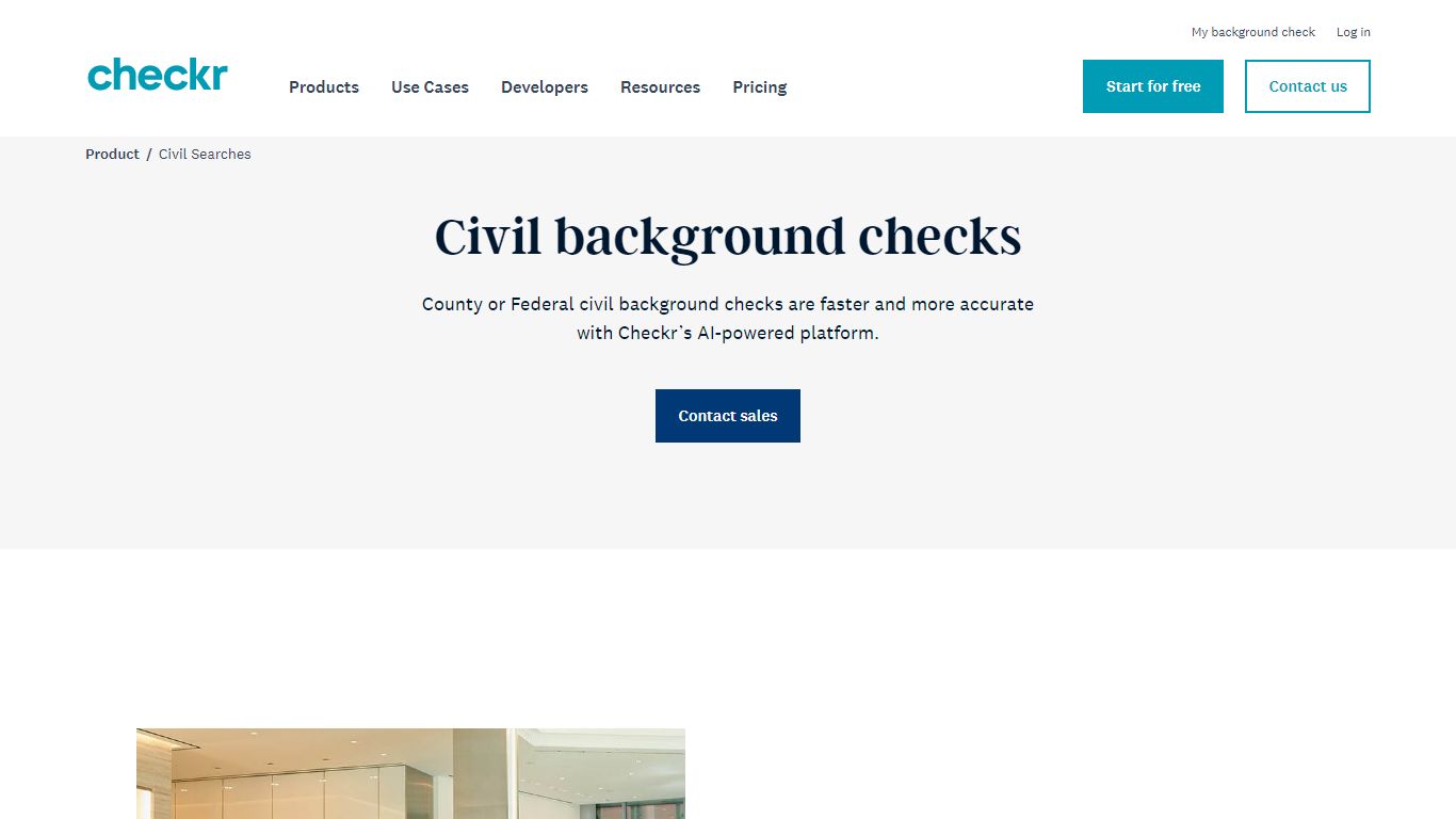 County and Federal Civil Searches | Checkr